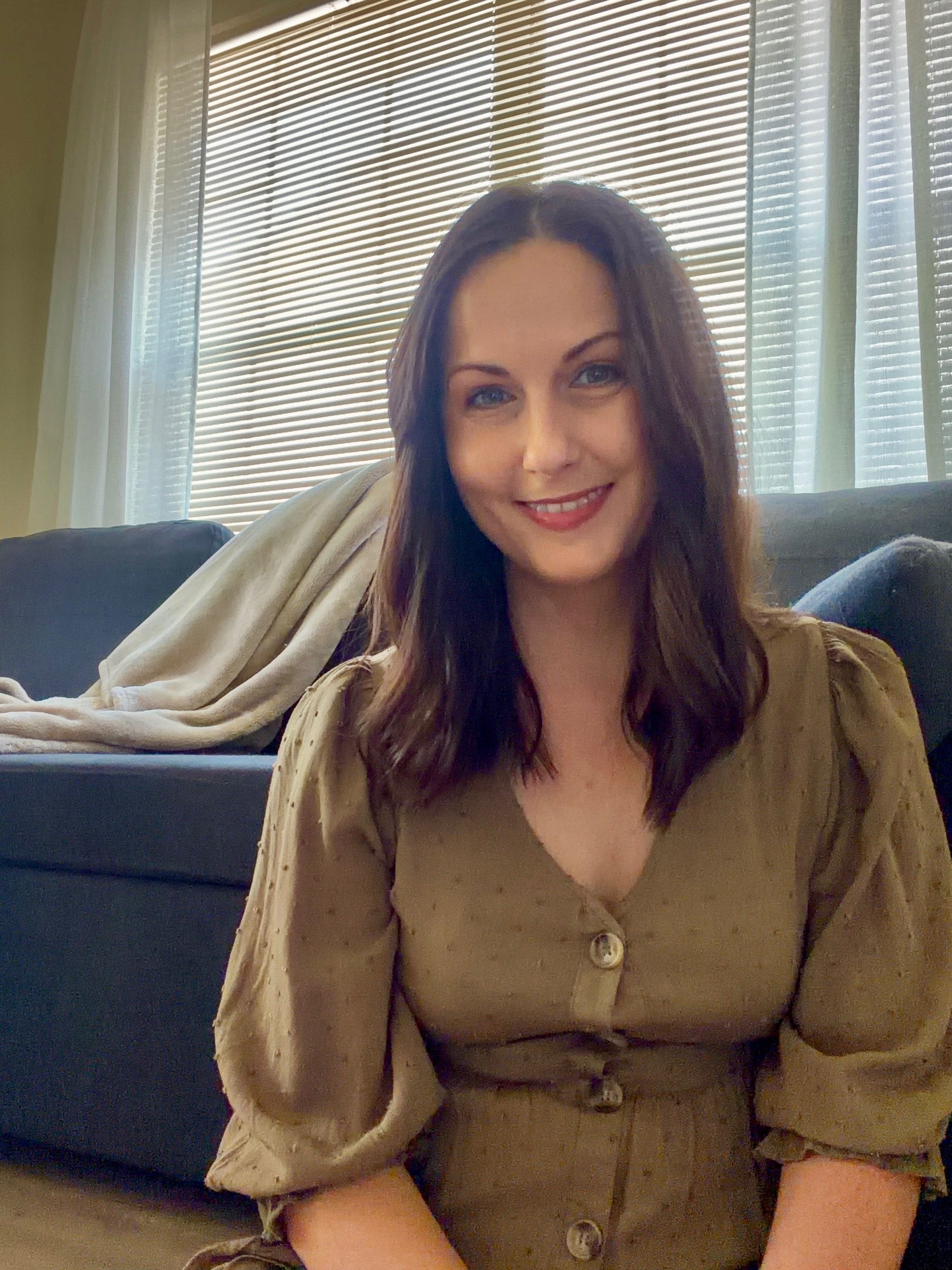 Your therapist — warm, approachable, professional